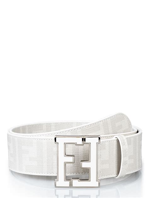 white gold fendi belt|fendi belt white and grey.